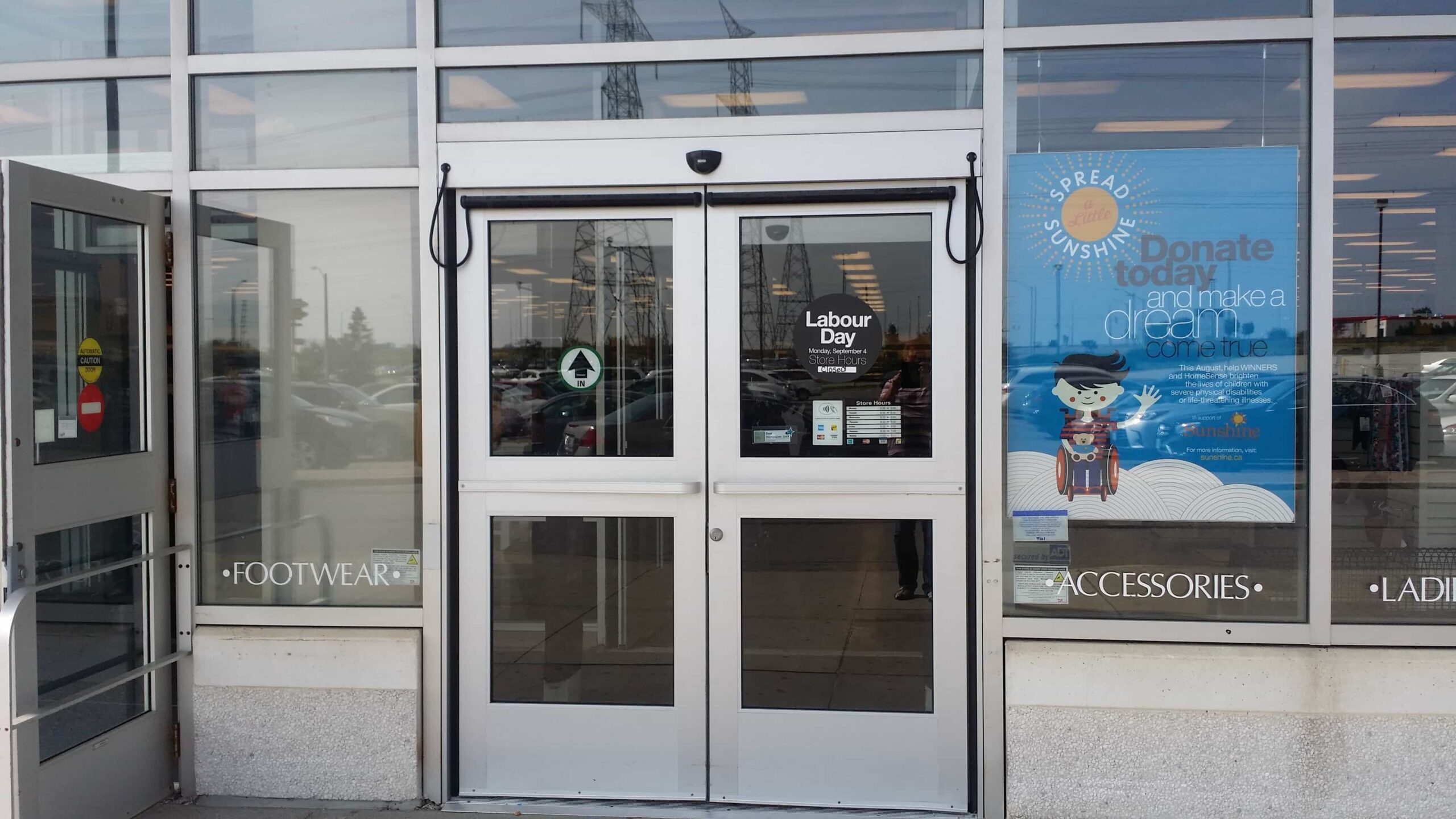 glass aluminum doors