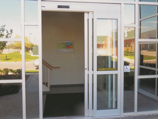 Automatic Glass Aluminum Telescopic Doors