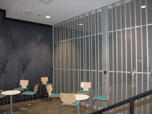 Perforated Steel Folding Security Grilles